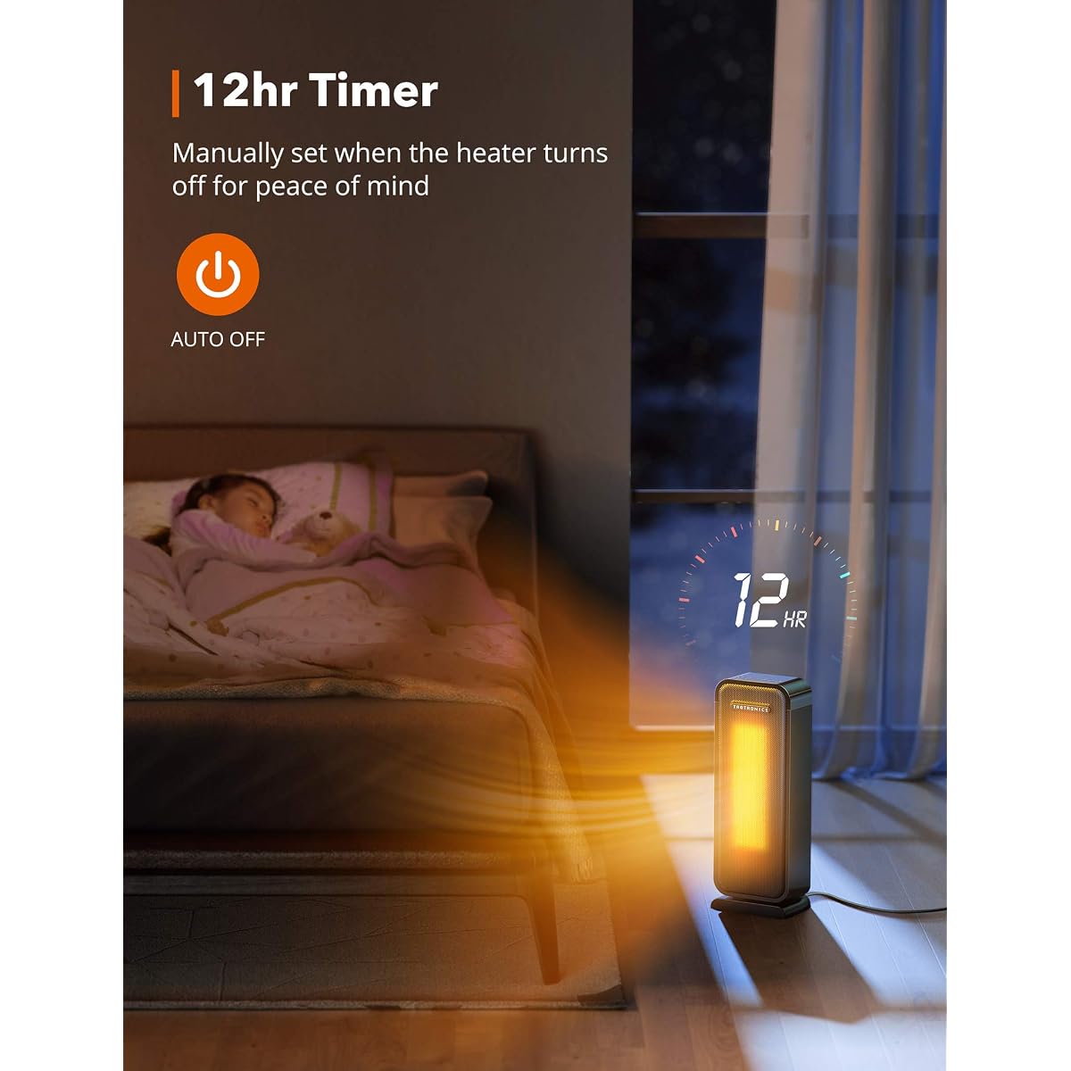 $8/mo - Finance Taotronics TT-HE001 Space Heater, 1500W Electric Portable  Fast Heating Widespread Oscillation ECO Mode 12 Hrs Timer with Remote  Control for Indoor Use Home, Small, Black | Buy Now, Pay Later