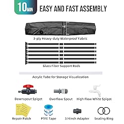 Collapsible Rain Barrel Water Collection System