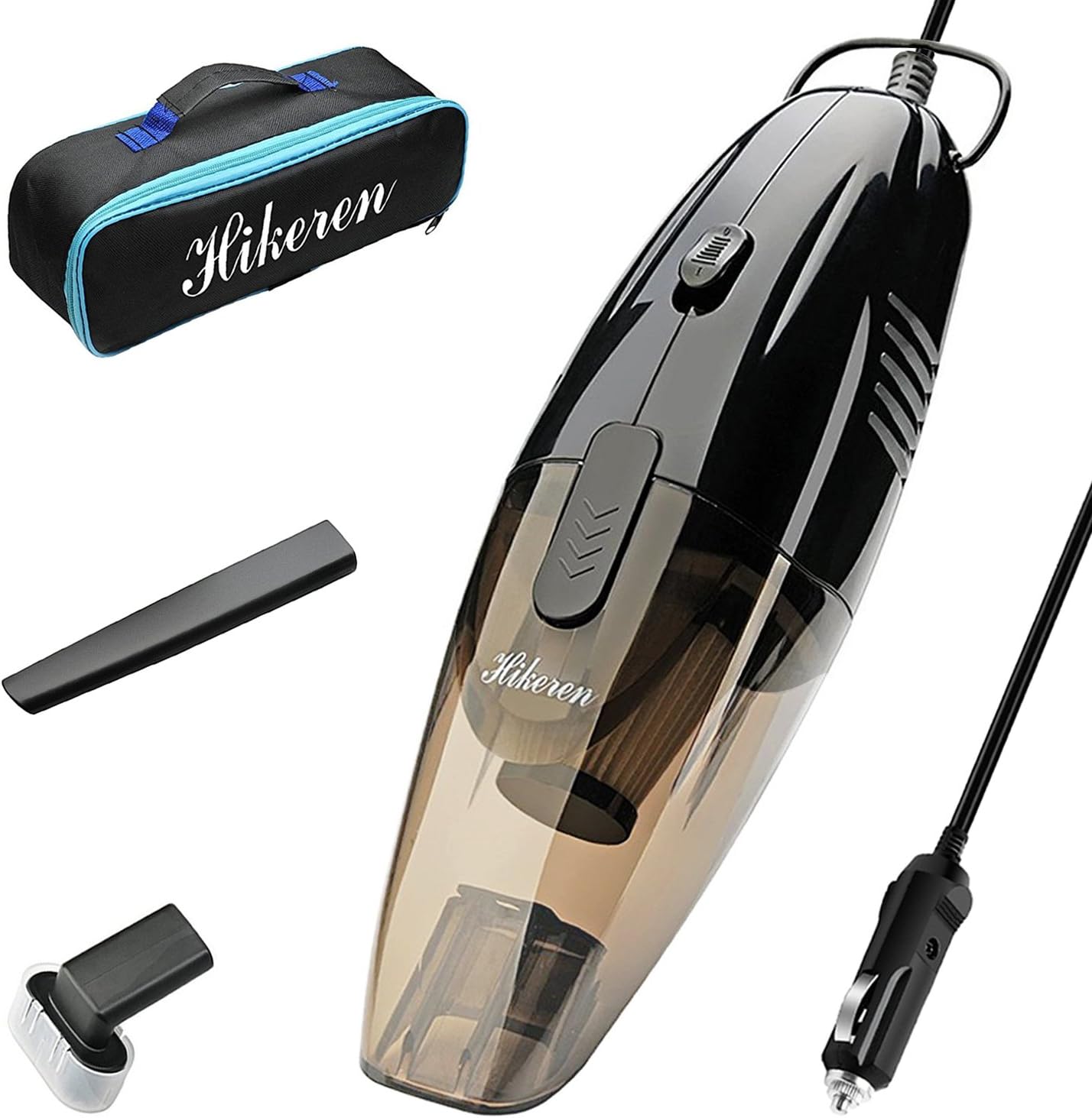 Vacuum Cleaner,DC 12-Volt Wet&Dry Handheld Vacuum, 16.4FT Power Cord