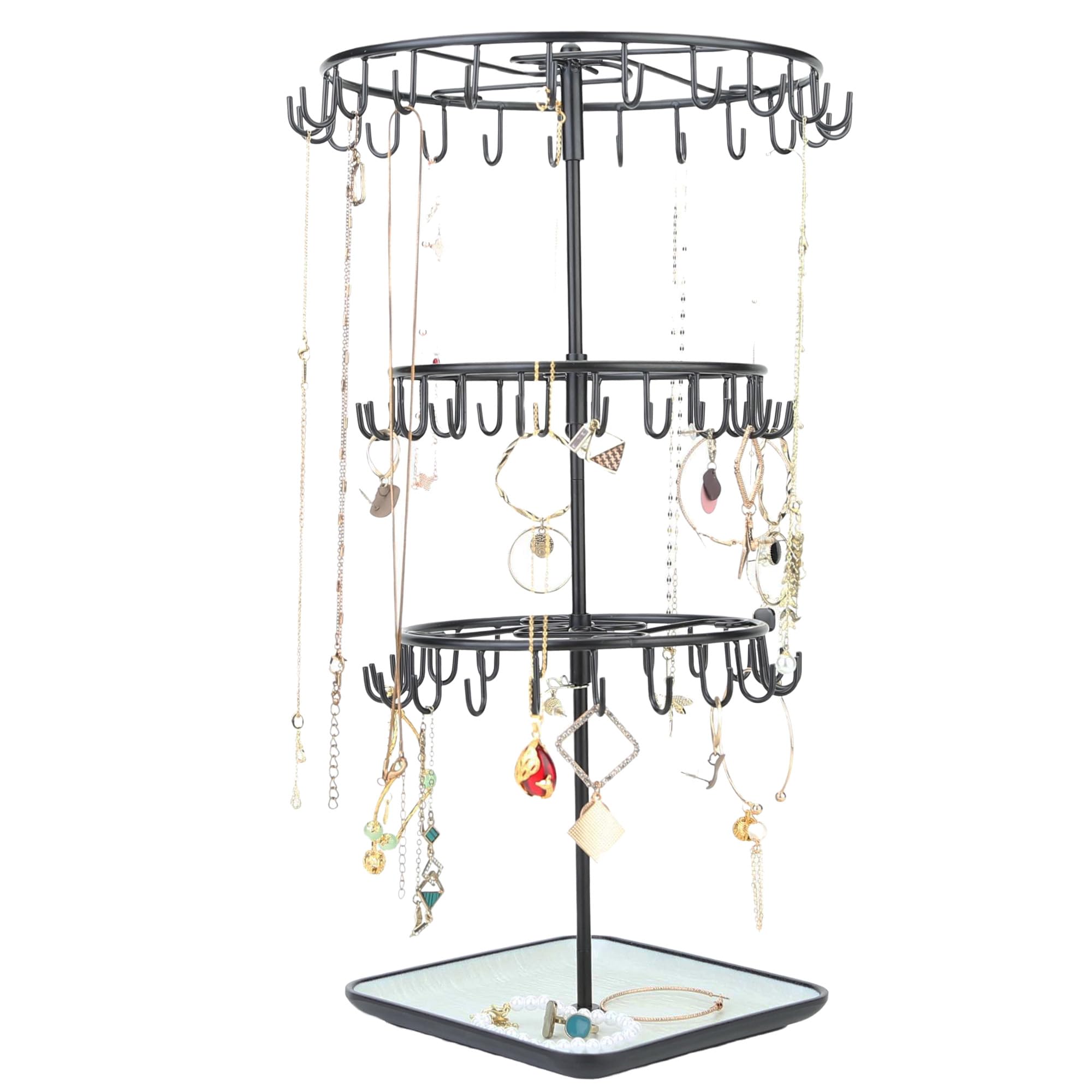 Photo 1 of **DAMAGED/INCOMPLETE** Diridbaz Multi-layer Jewelry Organizer Chic Box Metal Jewelry for Ladies Stylish Storage