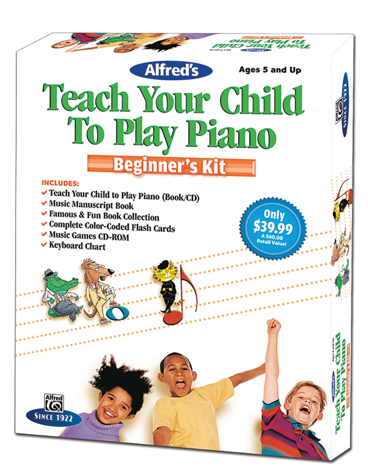 Alfred S Teach Your Child To Play Piano Beginner S Kit Ages 5 And Up Boxed Set Starter Pack Barden Christine H Kowalchyk Gayle Lancaster E L Matz Carol 9781470610319 Amazon Com Books