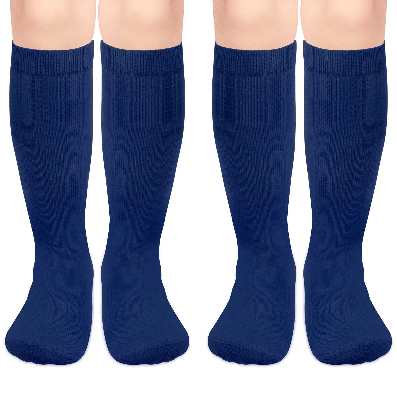 Photo 1 of Navy Blue Boys Baseball Soccer Socks