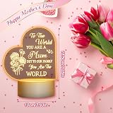 Winzwon Night Light Acrylic Lamp For Mum Personalised Gift view 5