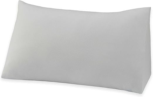 Amazon Com Therapedic Reading Wedge Pillow Knit Cover In Grey