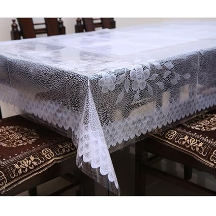 Kuber Industries PVC 6 Seater Dining Table Cover - Multicolour