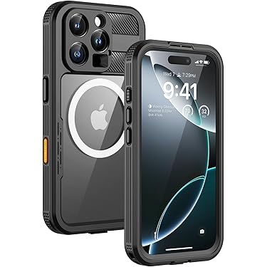 clear phone case with design Mous MagSafe Compatible Clear Phone Case