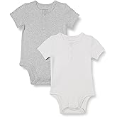 Amazon Essentials Unisex Babies' Henley Bodysuit