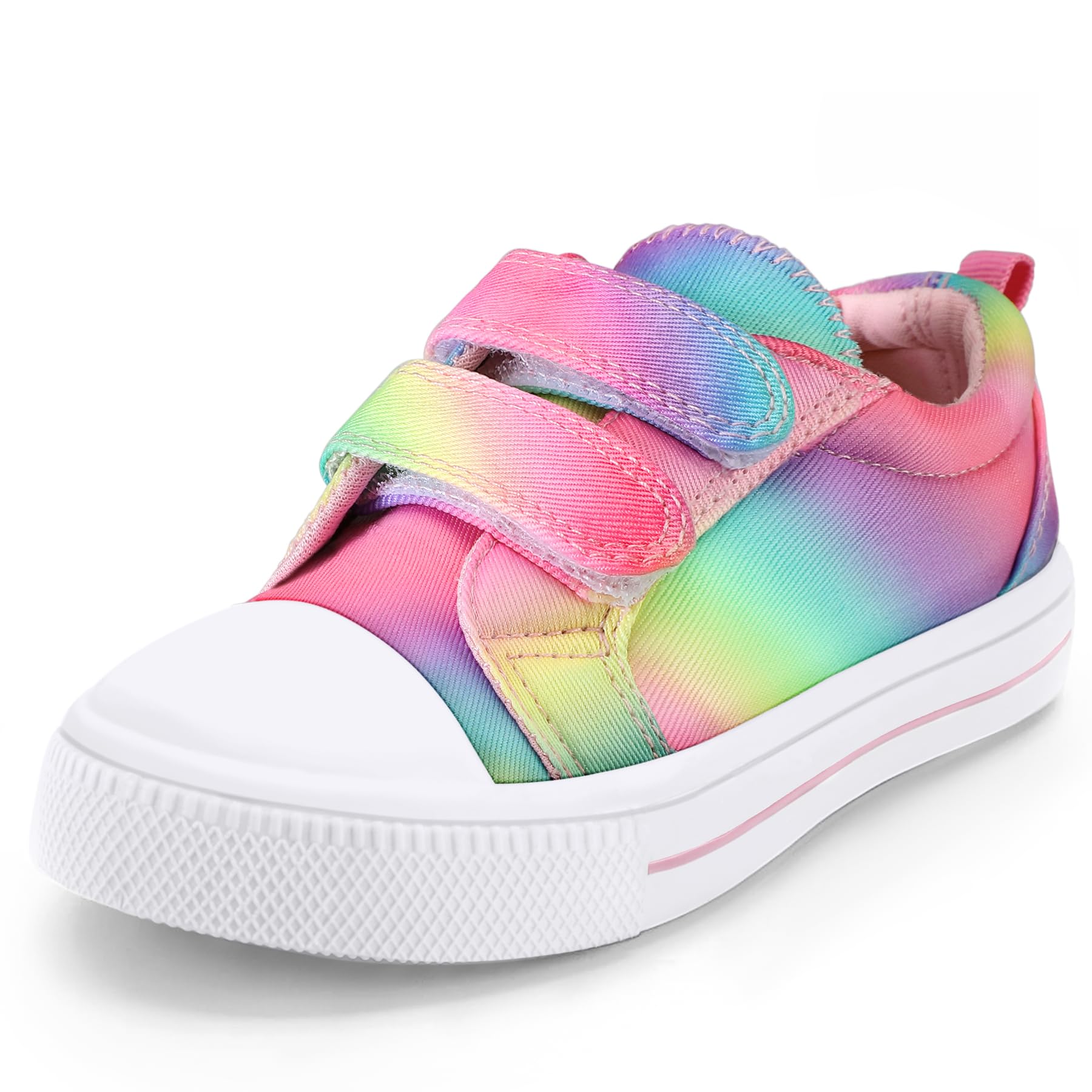 Photo 1 of K KomForme Sneakers for Boys and Girls,Toddler Kids Soft Walking Shoes Pink Tie Dye 4
