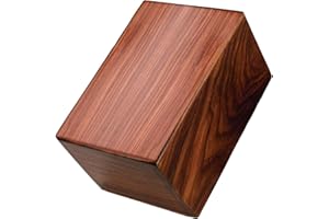 SOULURNS Cremation Urn for Human Ashes Decorative Wood Urns Memorial Urn Funeral Urns for Adults Wooden Urn for Men Women Rosewood pet urn (Solid Rosewood, Fits 30 Lbs)