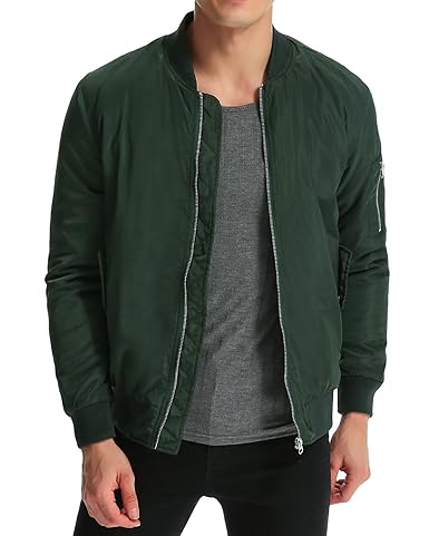 MODCHOK Herren Übergangsjacke Windbreaker Bomberjacke Fliegerjacke Freizeitjacke Sportjacke