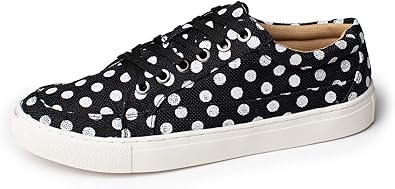 polka dot slip on sneakers
