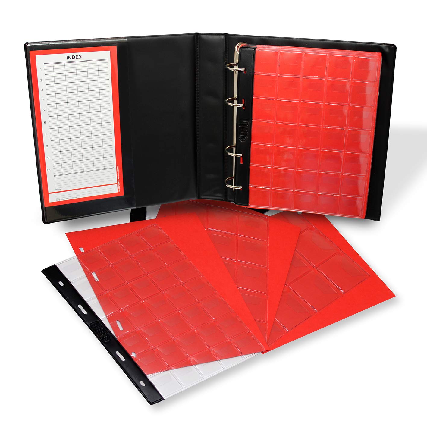 Schulz Coin Album 221 Book Forder Holder Binder Collection/Mix Pages £1, £2, 50p Olympic BROWN
