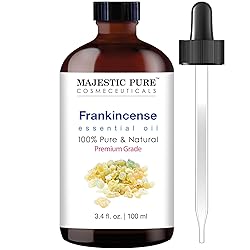 Majestic Pure Frankincense Essential Oil with Glass