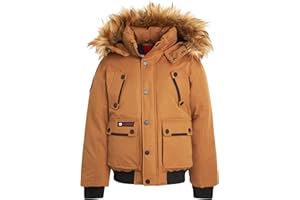 CANADA WEATHER GEAR Boys' Winter Coat – Heavyweight Bomber Parka Ski Jacket (Size: 8-20)