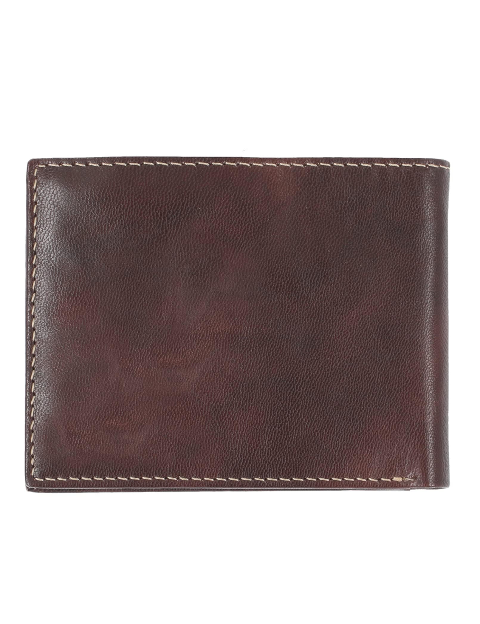 Steve Madden Men's Slim Leather Wallet with Extra Capacity Attached Flip Pockets