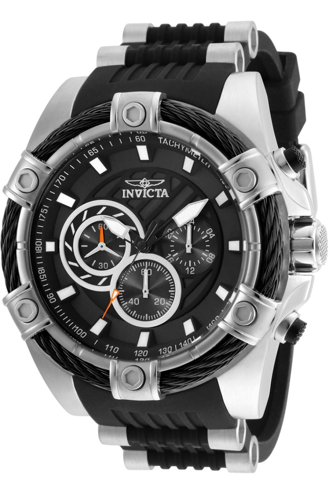 Invicta 25523 Bolt Reloj analógico de cuarzo negro para hombre