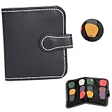 Easeicon Deluxe Guitar Pick Holder PU Leather