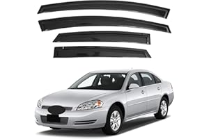 IMMORTAL GROUP Window Visor Compatible with Chevrolet Impala 2006-2013 & Impala Limited 2014-2016, Rain Guard Tape-On Side Vent Window Deflector, 2006 2007 2008 2009 2010 2011 2012 2013 2014 2015 2016