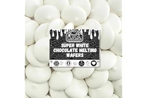 R.U.S. CANDY Super White Chocolate Melting Wafers 16oz (1 lb) by RUS Candy Company Perfect for Dipping, Coating, Baking, Molding & More