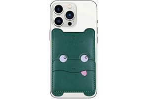 ZGMYC Cute Animals Phone Card Holder Sleeves, PU Leather Adhesive Stick On Wallet Phone Pocket Credit ID Case for All Smartphones