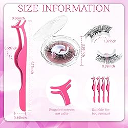 Reusable Self Adhesive Eyelashes lashes No Glue or