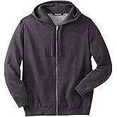 KingSize Men's Big & Tall Fleece Zip-front Hoodie Jacket