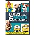 Illumination Presents: 6-Movie Collection (Despicable Me / Despicable Me 2 / Despicable Me 3 / Minions / The Secret Life of Pets / Sing) [DVD]