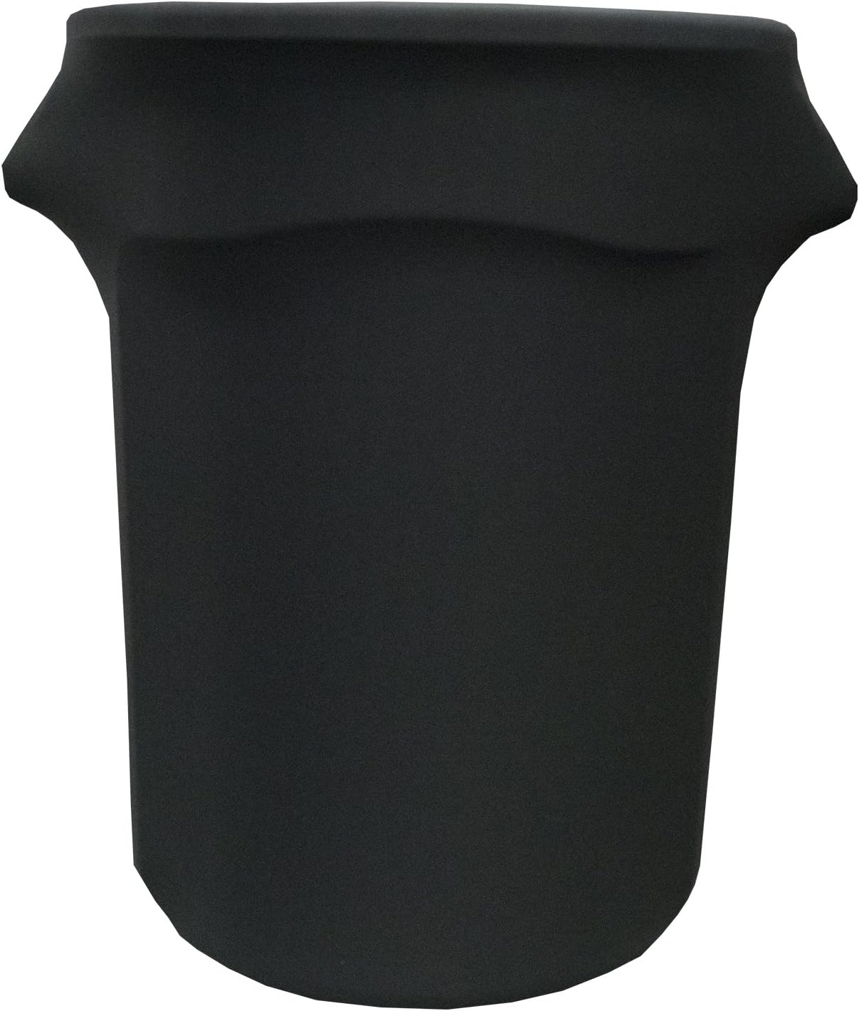 Snap Drape 55 G Elastic Trash Can Stretch Cover - 100% Polyester/Spandex Snug Fit Budget Stretch Cover for 55 Gallon Trash Cans