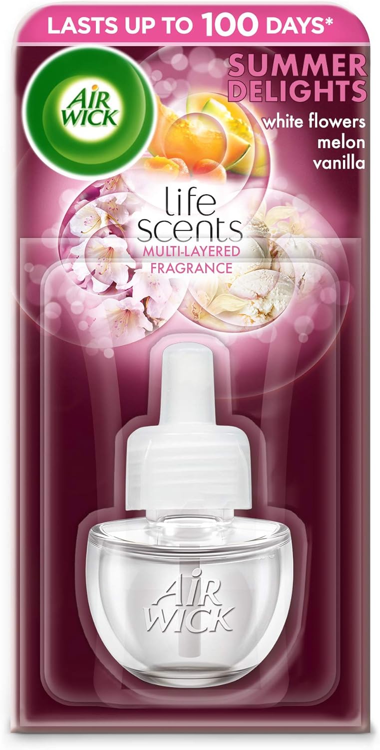 Air Wick Life Scents Plug In Refill Air Freshener Summer Delight 17ml Amazon Co Uk Health Personal Care