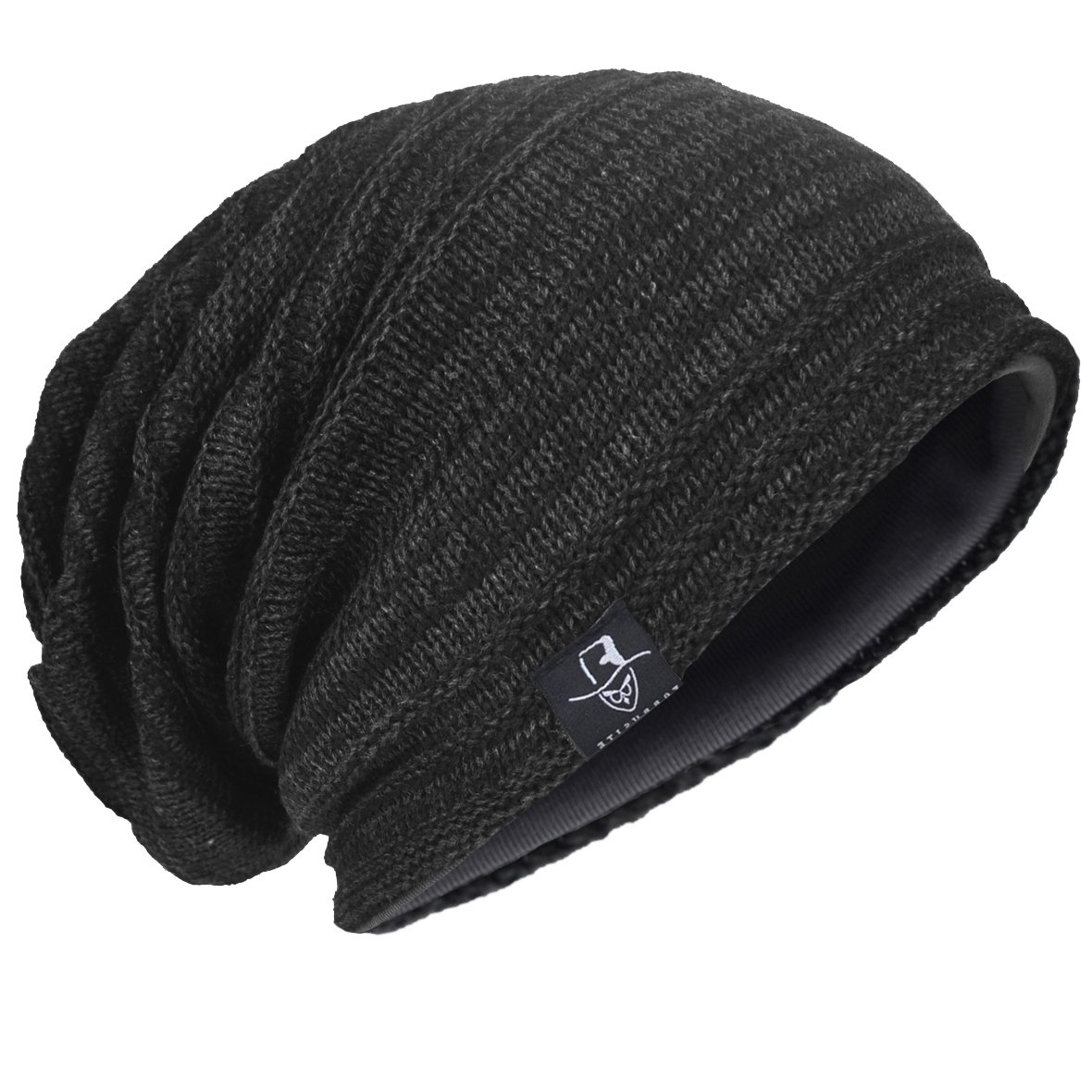 Men's Knit Beanie Slouch Baggy Skull 