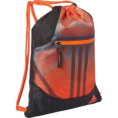 adidas Alliance Sackpack, Drawstring, Lightweight Small Gym Bag