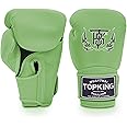 Top King Super Air Breathable Leather Gloves Muay Thai Boxing Gloves for Training or Sparring - 8oz, 10oz, 12oz, 14oz, 16oz