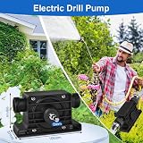 Flintronic Mini Electric Drill Pump 900 L/H Self Priming Water Transfer Pump view 2