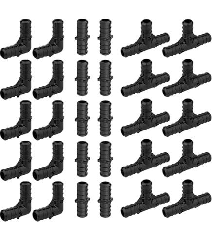 Efield 5pcs Pex-A 1/2""x1/2"" Attacco In Ottone Espansione - Foto 3