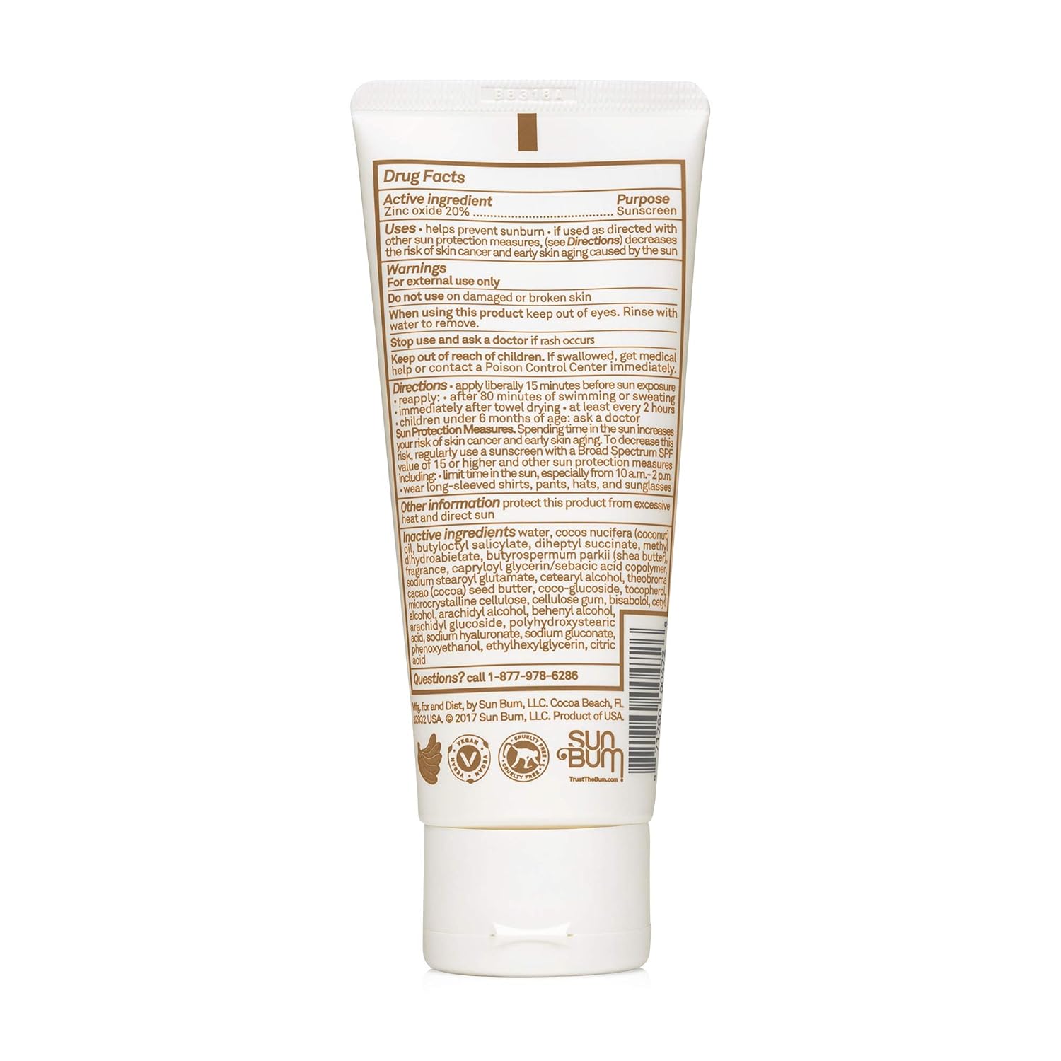 Sun Bum Mineral SPF 50 Sunscreen Lotion | Vegan and Reef Friendly (Octinoxate & Oxybenzone Free) Broad Spectrum Natural Sunscreen with UVA/UVB Protection | 3 oz: Beauty