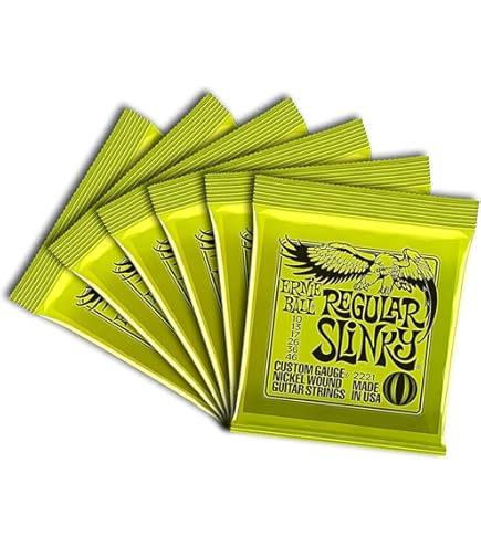 Corde 10-46 Regular Slinky Pacchetto 3 Set Pacchetto Da 3 SET Di Corde Per Chitarra Elettrica Ernie Ball Regular Slinky 10-46 (calibro 2221) Acoustic Strings - Foto 9