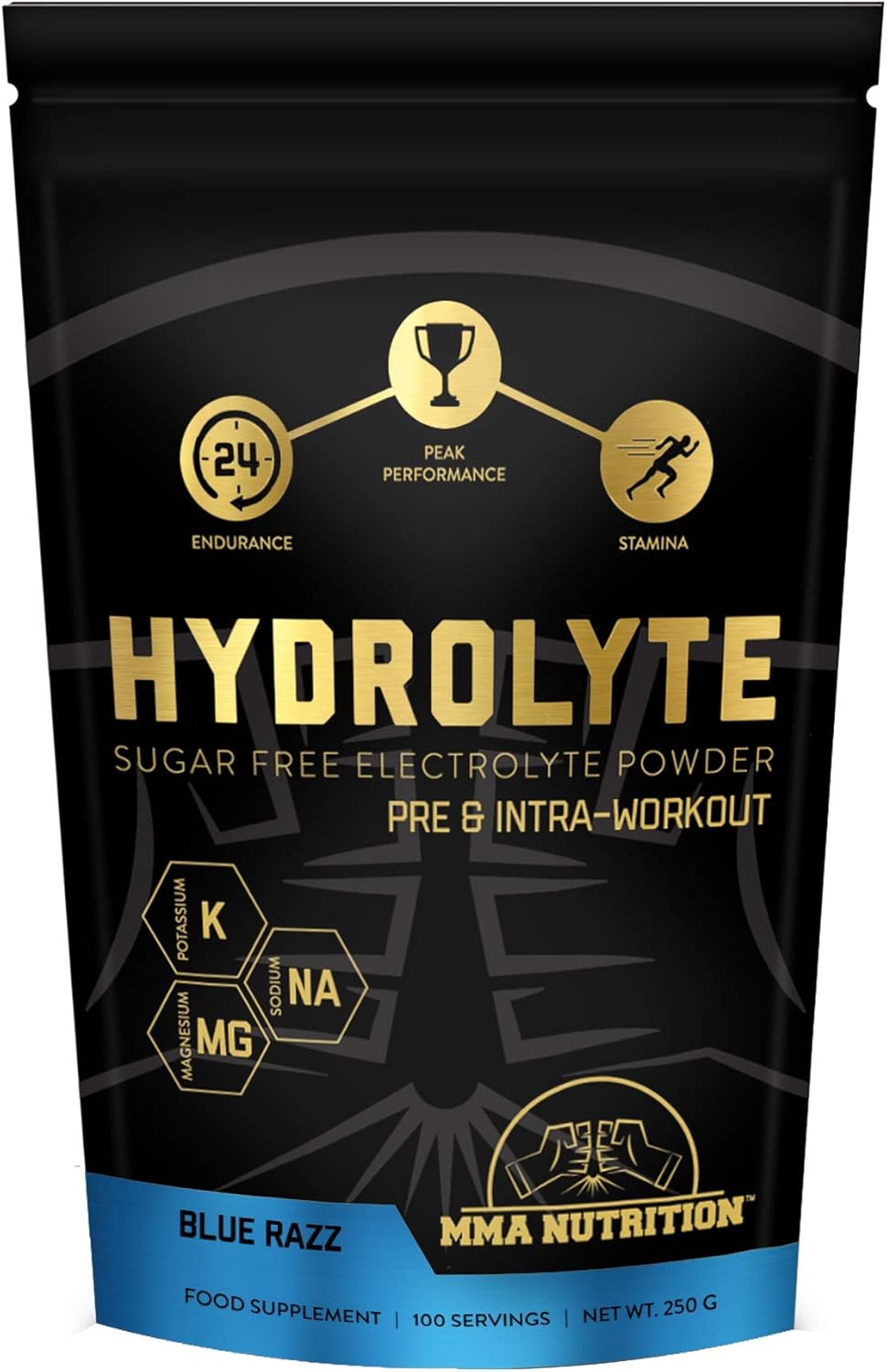 Hydrolyte BluRazz - 100 Servings Sugar Free Electrolyte Powder with Magnesium, Potassium - Boost Endurance and Reduce Fatigue with This Electrolyte Supplement - Maximum Hydration - Keto Friendly: Health & Personal Care