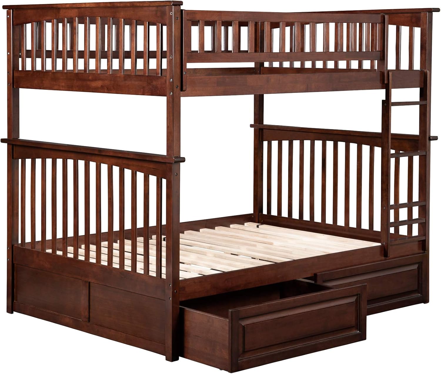 raised bunk bed