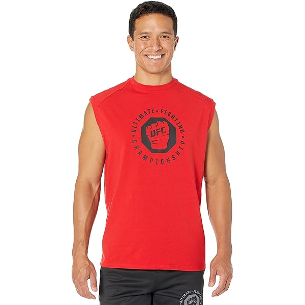 トップス MMA Racing sleeveless with Ranor UFC Ultimate Fighting Sleeveless Crew Neck Tank Top for Men