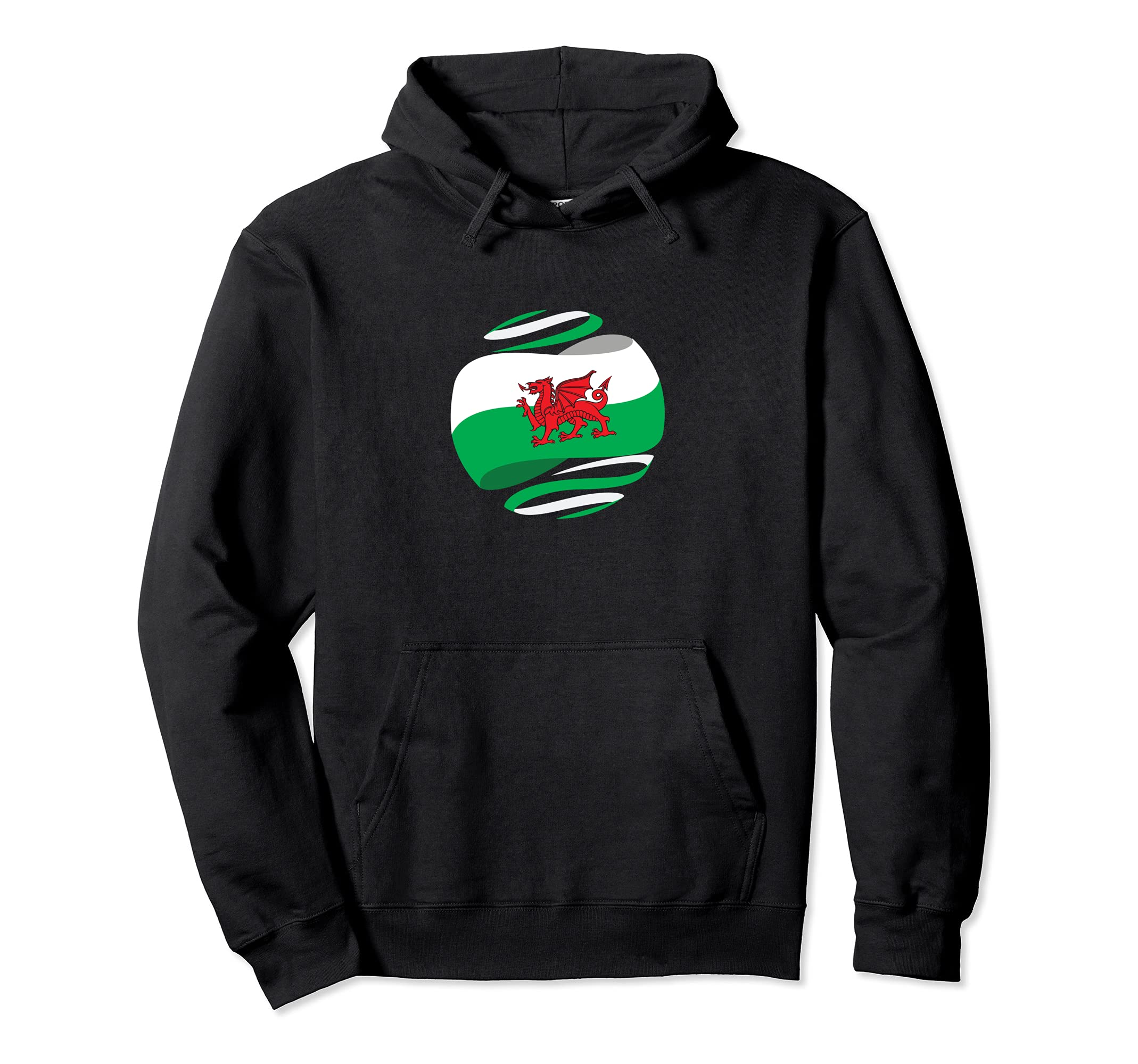 Flag Wales Pullover Hoodie