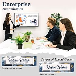 Custom Office Name Plate for Desk - Desk Name Plate