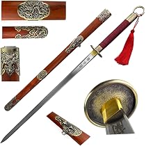Amazon.com: Hua Mulan - Espada china de tamaño completo de 41 ...