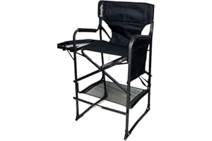 TUSCANY PRO Deluxe TuscanyPro Portable Big Daddy Heavy-Duty Tall Director Chair - Perfect for Events - 29 Inch Seat Height
