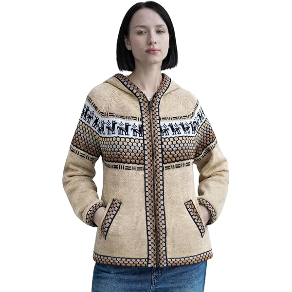 Alpakaandmore Mens Warm Alpaca Wool Fabric Jacket Grey (Small) at