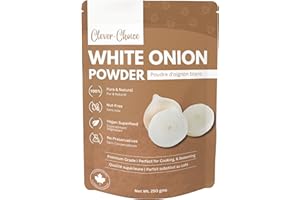 Clever-Choice Onion Powder 250 gms | Canadian Owned & Family Operated | Gourmet Spice | Vegan, Gluten-Free, Third Party Teste