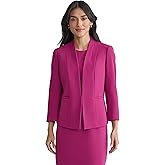 Kasper Womens Cardigan-Style Open Blazer