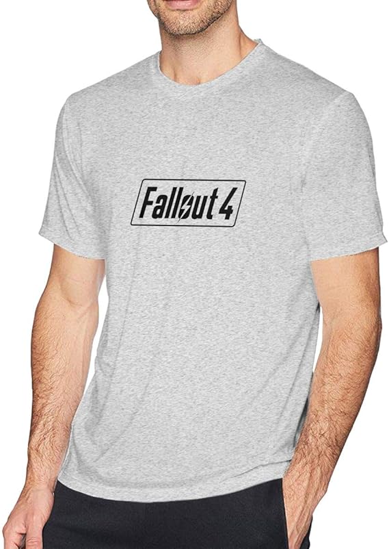 Amazon Co Jp ｔシャツ フォールアウト ロゴメンズ 丸襟トップス 吸汗 通気 高校生 トラベル 通勤 アウトドア スポーツ 夏 カジュアル かっこいい 快適 服 ファッション小物