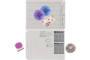 Mini tableau de score multifonction de 16,3 x 21,6 cm avec dossier en os et guide pour la fabrication de cartes et les projet