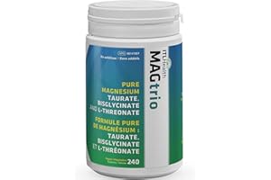 MAGtrio 3-in-1 Triple Magnesium Complex - Magnesium Taurate, L-Threonate & Bisglycinate | 304mg of Elemental Mag per Serving 