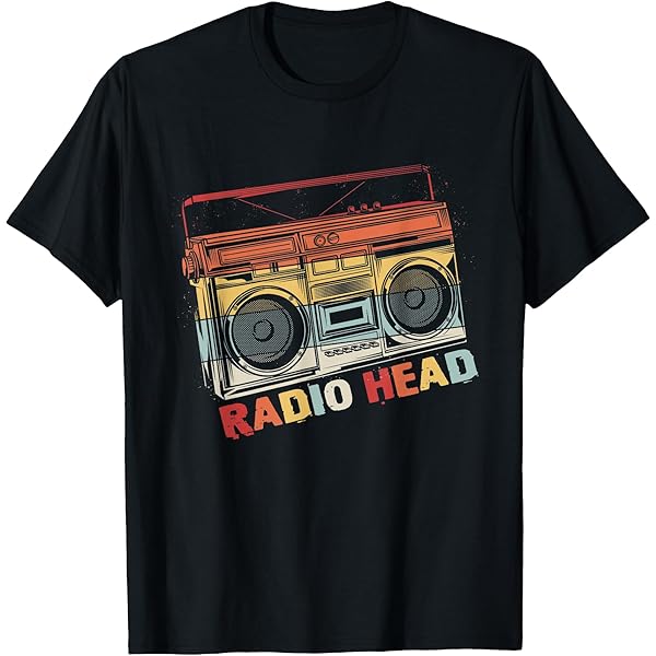 Amazon.com: Vintage Retro Radio Head T-Shirt : Clothing, Shoes